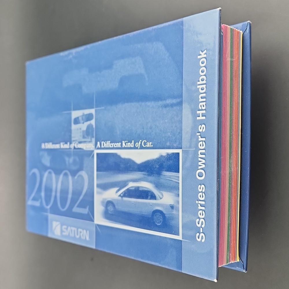 SATURN 2002 S-Series Owner's Handbook for SC1, SC2 Sedan